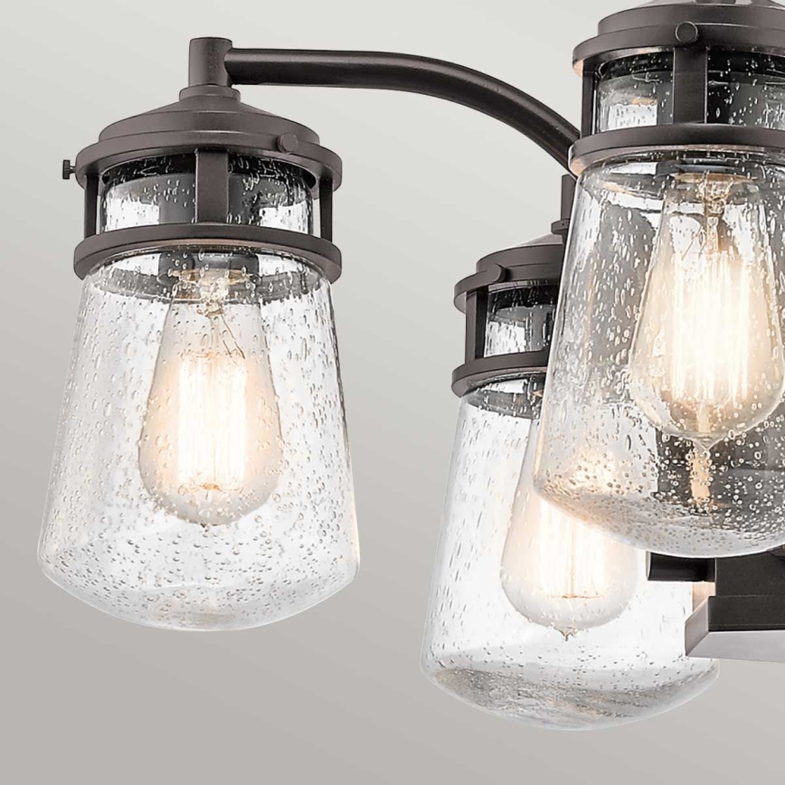 Kichler - Żyrandol zewnętrzny na tyči LYNDON 5xE27/60W/230V IP44