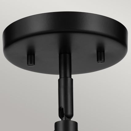 Kichler - Kinkiet NIVA 1xE27/40W/230V czarny