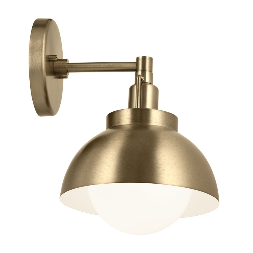 Kichler - Kinkiet NIVA 1xE27/40W/230V mosiądz