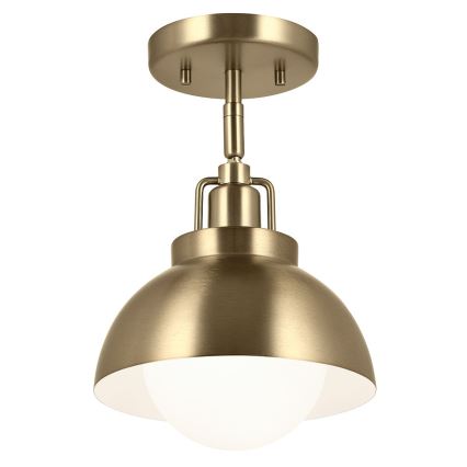 Kichler - Kinkiet NIVA 1xE27/40W/230V mosiądz