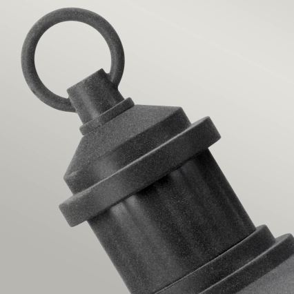 Kichler - Lampa zewnętrzna RIVERWOOD 1xE27/60W/230V IP44 czarny