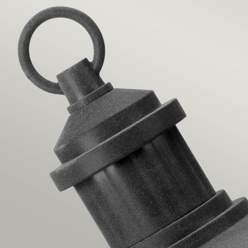 Kichler - Lampa zewnętrzna RIVERWOOD 1xE27/60W/230V IP44 czarny