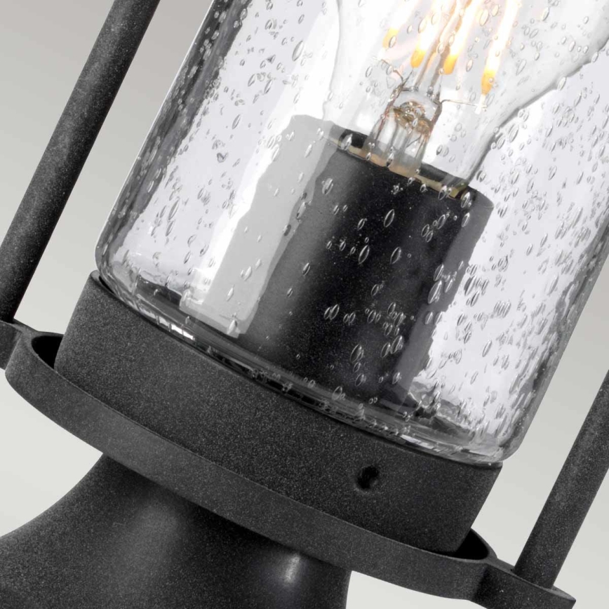 Kichler - Lampa zewnętrzna RIVERWOOD 1xE27/60W/230V IP44 czarny