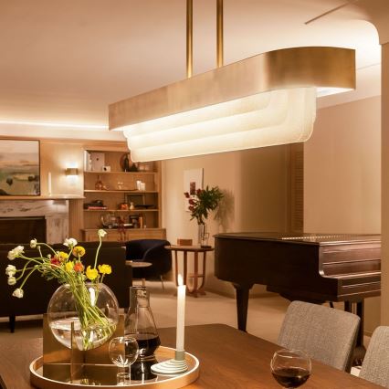 Kichler - żyrandol na pręcie SERENE LED/40W/230V, złoty