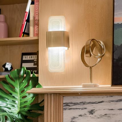 Kichler - LED Kinkiet SERENE LED/16W/230V mosiądz