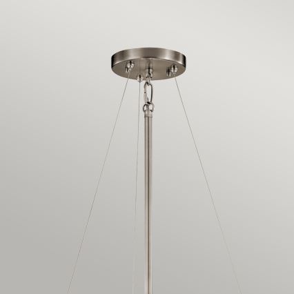 Kichler - Żyrandol na drążku SILVER CORAL 3xE27/100W/230V matowy chrom
