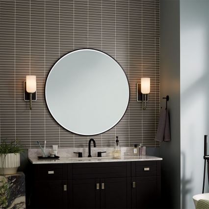 Kichler - LED łazienkowy kinkiet SOLIA 1xG9/3W/230V IP44 matowy chrom