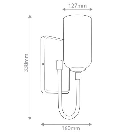 Kichler - LED oprawa łazienkowa SOLIA 1xG9/3W/230V IP44 złota