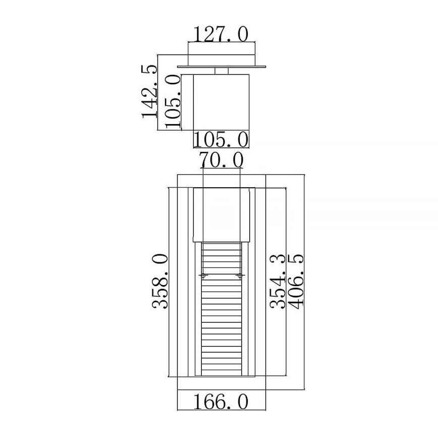 Kichler - LED Lampa zewnetrzna SOREL 1xGU10/7W/230V IP44 brązowa
