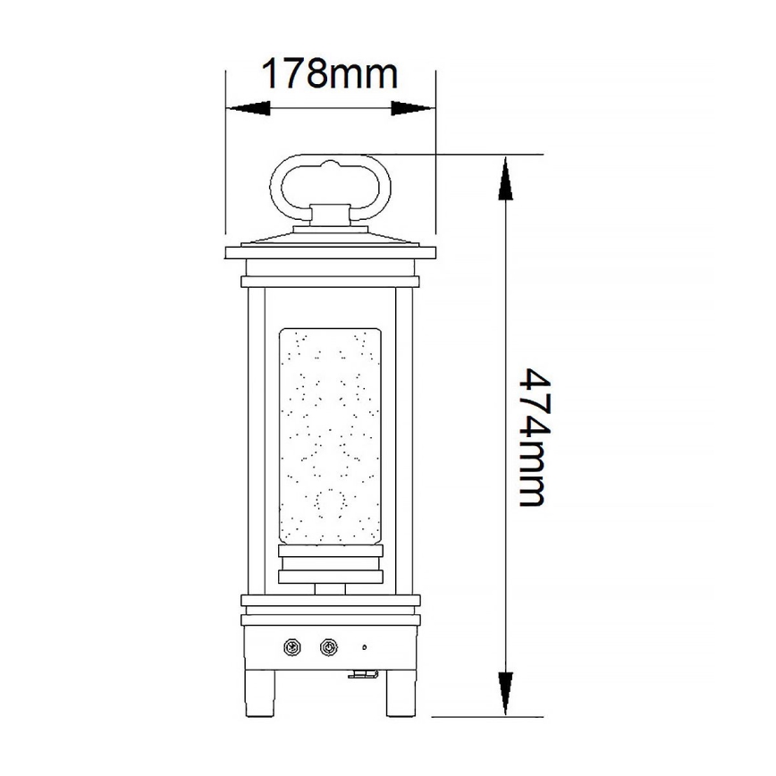 Kichler - LED zewnętrzny akumulatorowa Lampa stołowa z głośnikiem SOUTH HOPE LED/3W/230V IP44