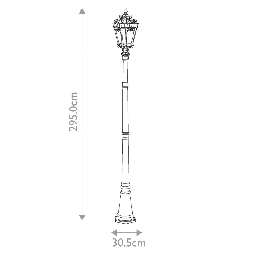 Kichler - Lampa zewnętrzna TOURNAI 3xE14/60W/230V IP44