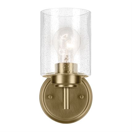 Kichler - Kinkiet WINSLOW 1xE27/60W/230V mosiądz