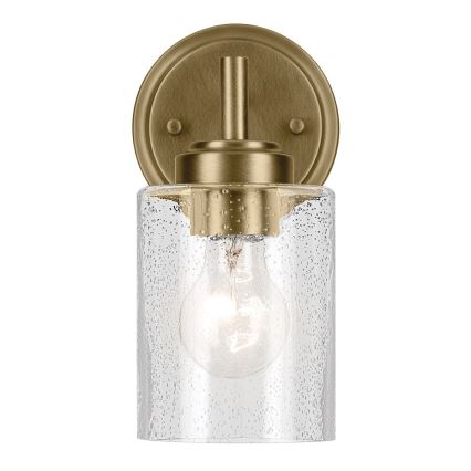 Kichler - Kinkiet WINSLOW 1xE27/60W/230V mosiądz