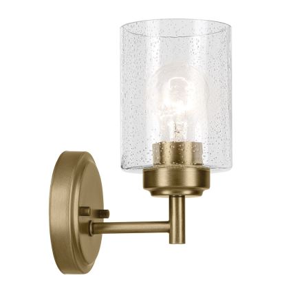 Kichler - Kinkiet WINSLOW 1xE27/60W/230V mosiądz