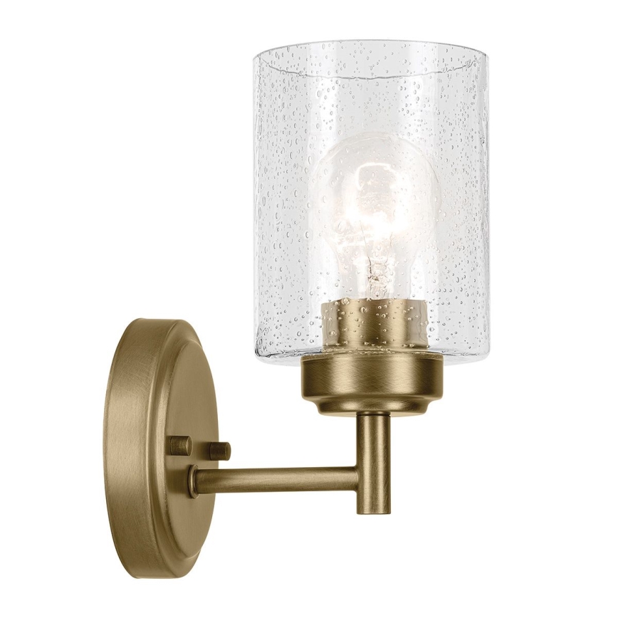 Kichler - Kinkiet WINSLOW 1xE27/60W/230V mosiądz