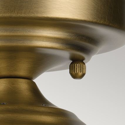 Kichler - Plafon WINSLOW 1xE27/60W/230V śr. 21,6 cm mosiądz