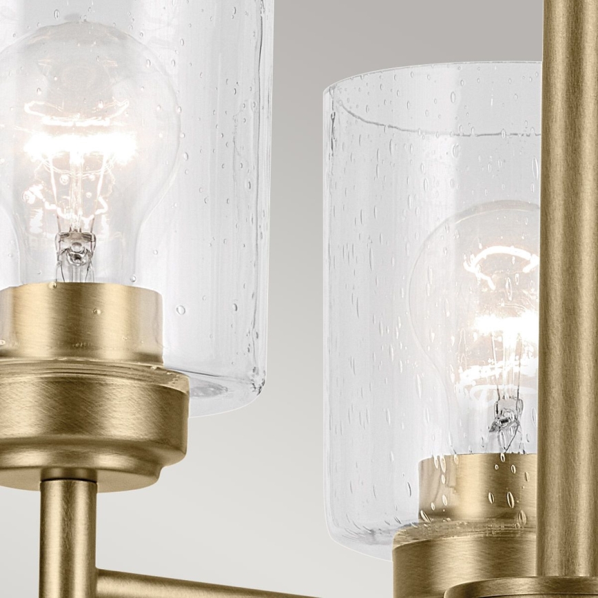 Kichler - Żyrandol na łańcuchu WINSLOW 3xE27/60W/230V śr. 45,8 cm mosiądz