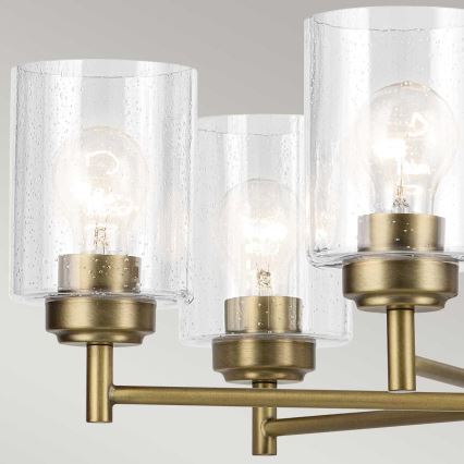 Kichler - Żyrandol na łańcuchu WINSLOW 5xE27/60W/230V śr. 50,2 cm mosiądz