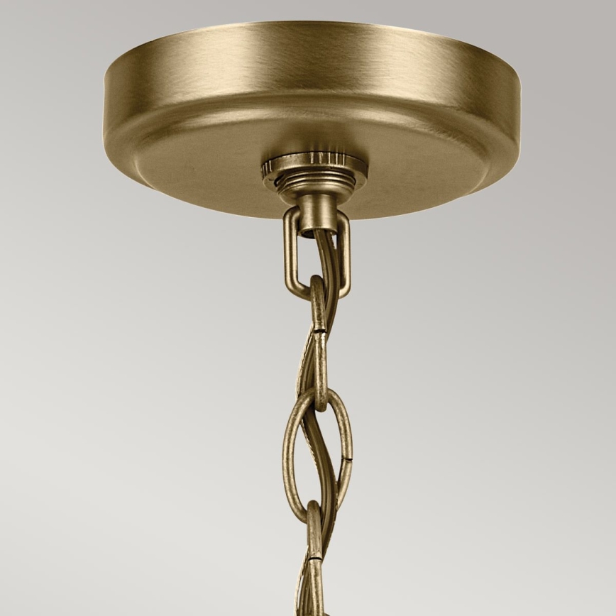Kichler - Żyrandol na łańcuchu WINSLOW 5xE27/60W/230V śr. 50,2 cm mosiądz