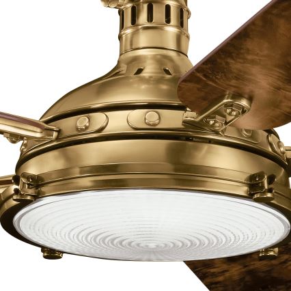 Kichler - LED Ściemnialny wentylator sufitowy HATTERAS LED/16W/230V + pilot zdalnego sterowania