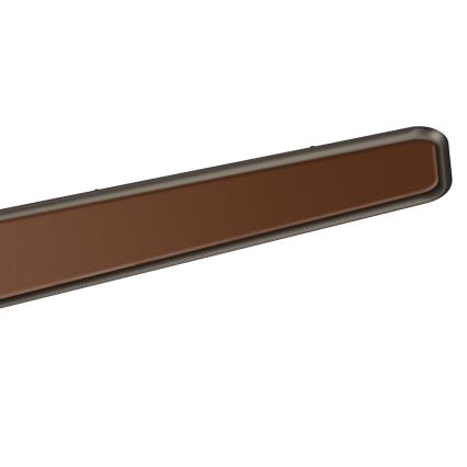 Kichler - LED Regulowany sufitowy wentylator XETY LED/10W/230V czarny/brązowy + pilot zdalnego sterowania