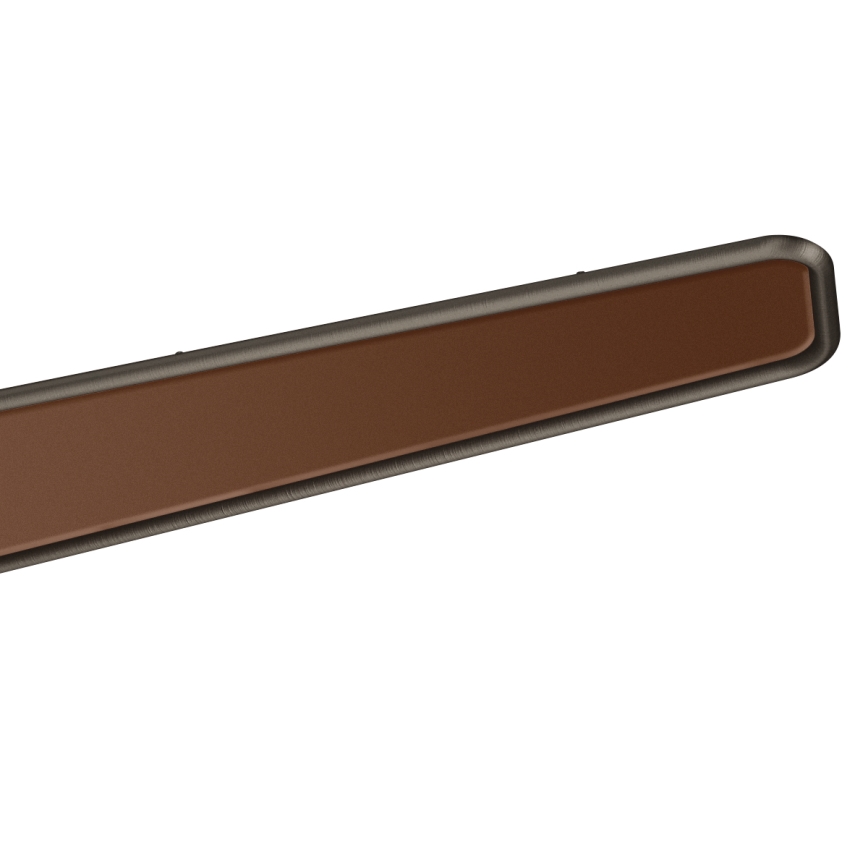 Kichler - LED Regulowany sufitowy wentylator XETY LED/10W/230V czarny/brązowy + pilot zdalnego sterowania