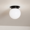 Kichler - Lampa sufitowa ALBERS 1xE27/40W/230V śr. 20,3 cm czarna