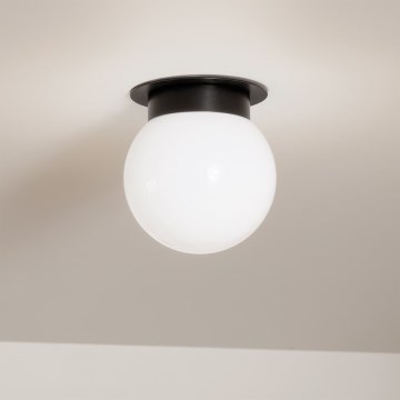 Kichler - Lampa sufitowa ALBERS 1xE27/40W/230V śr. 20,3 cm czarna