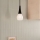 Kichler - Lampa sufitowa na pręcie DEELA 1xE27/60W/230V śr. 17,8 cm czarna