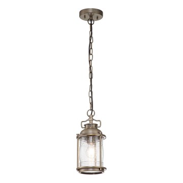 Kichler - Lampa wisząca zewnętrzna na łańcuchu ASHLAND BAY 1xE27/60W/230V IP44