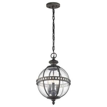 Kichler - Lampa wisząca zewnętrzna na łańcuchu HALLERON 3xE14/60W/230V IP44