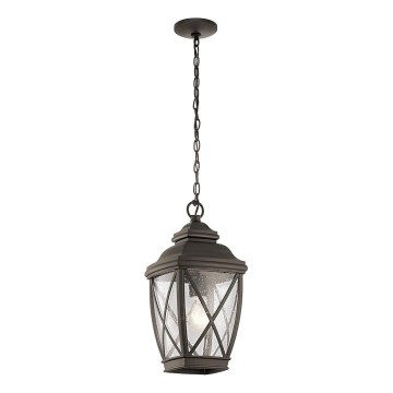 Kichler - Lampa wisząca zewnętrzna na łańcuchu TANGIER 1xE27/60W/230V IP44