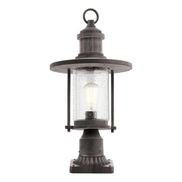 Kichler - Lampa zewnętrzna RIVERWOOD 1xE27/60W/230V IP44 czarny
