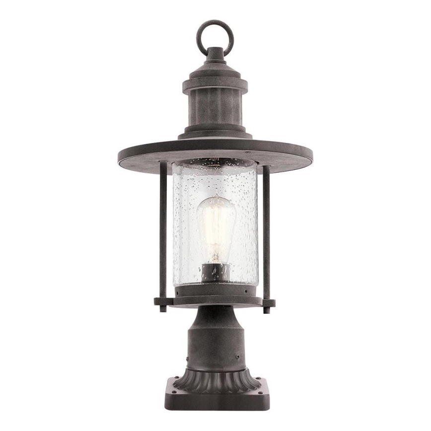 Kichler - Lampa zewnętrzna RIVERWOOD 1xE27/60W/230V IP44 czarny