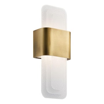 Kichler - LED Kinkiet SERENE LED/16W/230V mosiądz