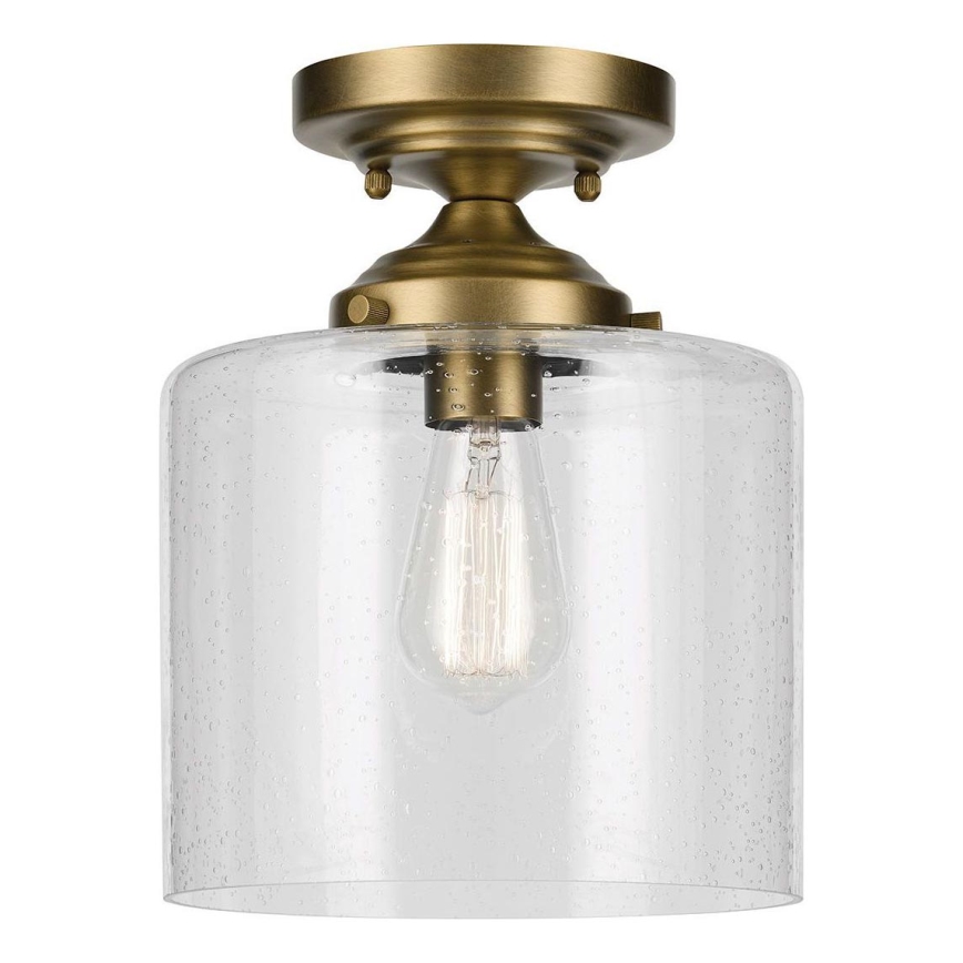 Kichler - Plafon WINSLOW 1xE27/60W/230V śr. 21,6 cm mosiądz