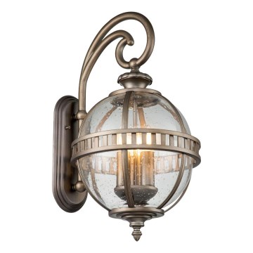 Kichler - Zewnętrzny kinkiet HALLERON 3xE14/40W/230V IP44