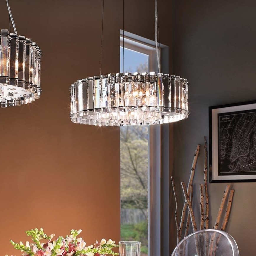 Kichler - Żyrandol łazienkowy LED na lince CRYSTAL SKYE 8xG9/3W/230V IP44