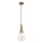 Kichler - Żyrandol na drążku DEELA 1xE27/60W/230V śr. 17,8 cm mosiądz