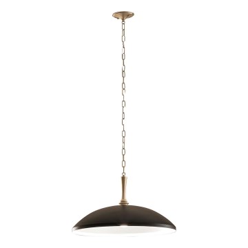 Kichler - Żyrandol na łańcuchu DELAROSA 1xE27/60W/230V czarny/mosiądz