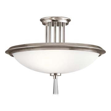 Kichler - Żyrandol natynkowy DREYFUS 3xE27/60W/230V matowy chrom