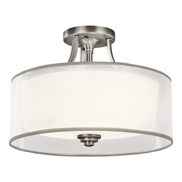 Kichler - Żyrandol natynkowy LACEY 3xE27/60W/230V matowy chrom