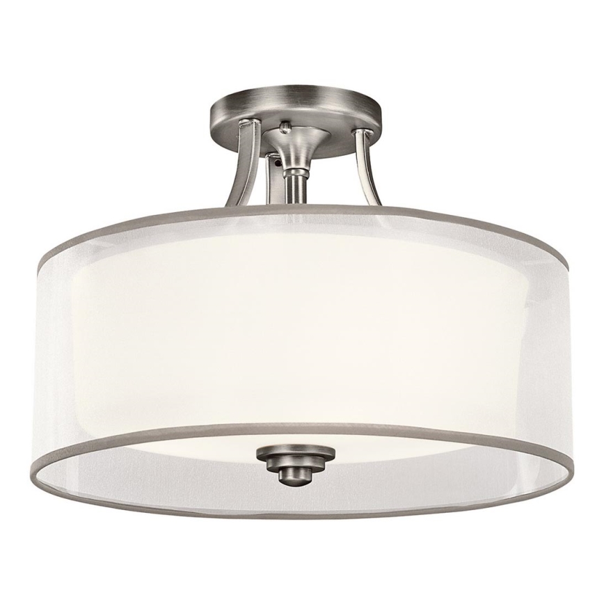 Kichler - Żyrandol natynkowy LACEY 3xE27/60W/230V matowy chrom