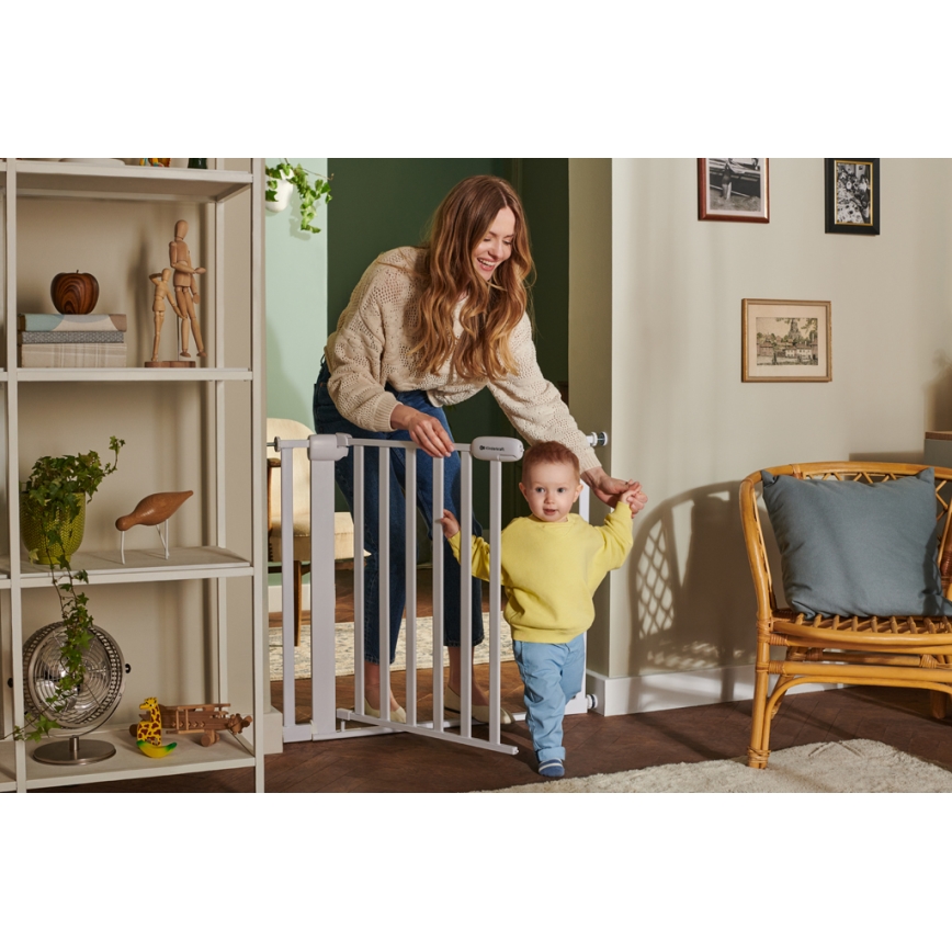 KINDERKRAFT - Bariera bezpieczeństwa LOCK&GO 75-103 cm biały