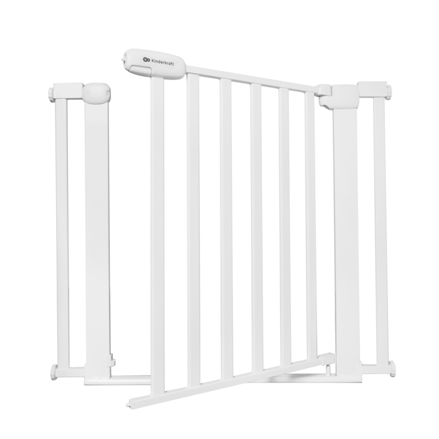 KINDERKRAFT - Bariera bezpieczeństwa LOCK&GO 75-103 cm biały