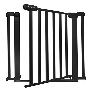 KINDERKRAFT - Bariera bezpieczeństwa LOCK&GO 75-103 cm czarny