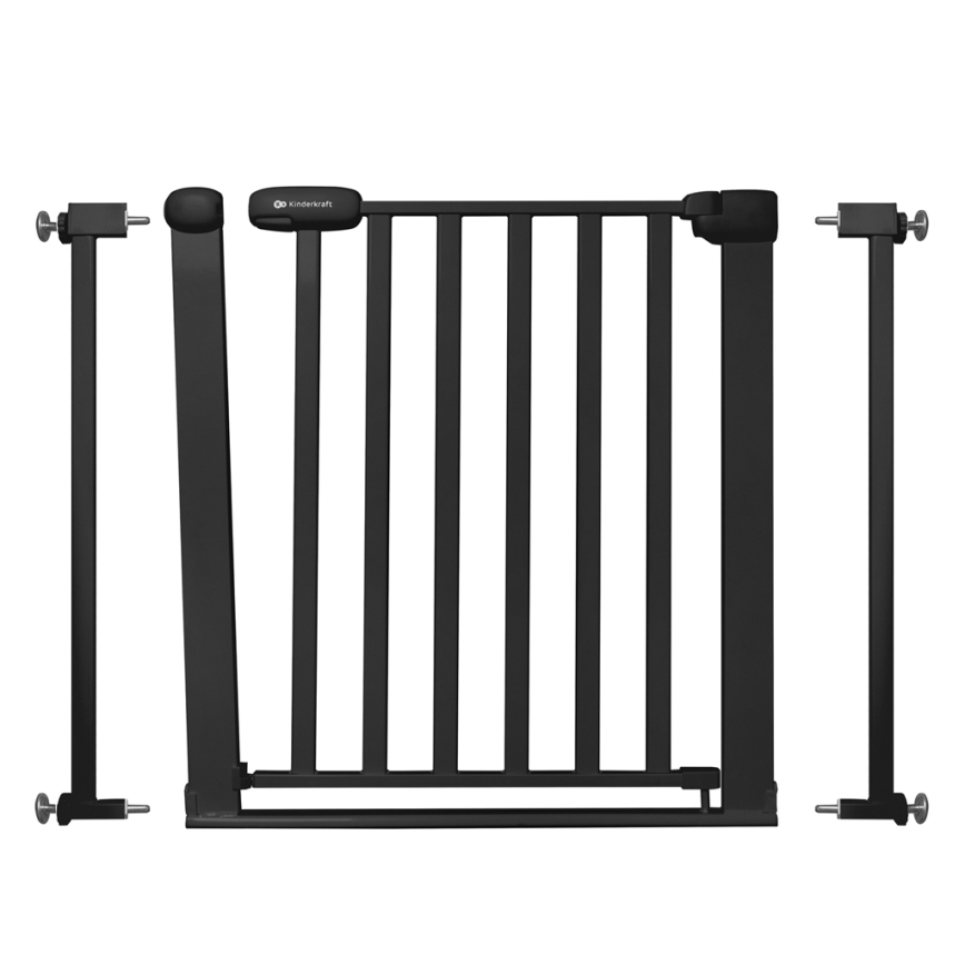 KINDERKRAFT - Bariera bezpieczeństwa LOCK&GO 75-103 cm czarny