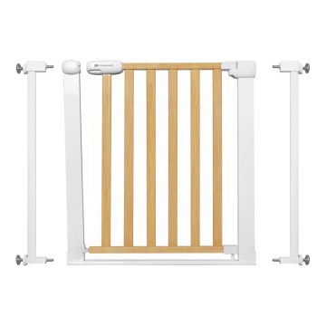 KINDERKRAFT - Bariera bezpieczeństwa LOCK&GO 75-103 cm sosna