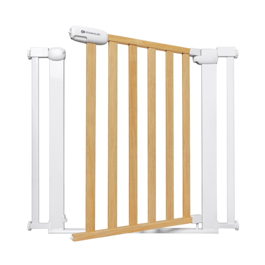 KINDERKRAFT - Bariera bezpieczeństwa LOCK&GO 75-103 cm sosna