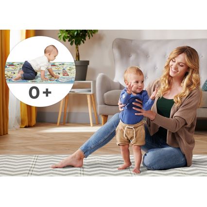 KINDERKRAFT - Dziecięca mata do zabawy MATTY 2